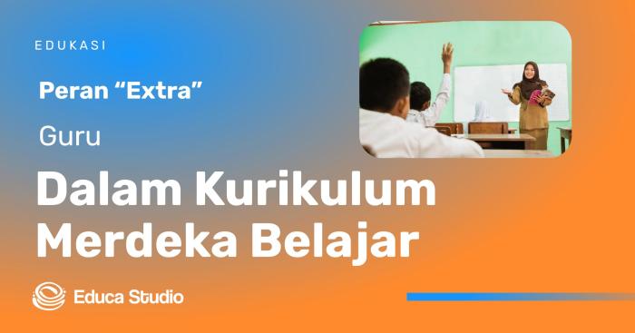 Peran guru dalam kurikulum merdeka