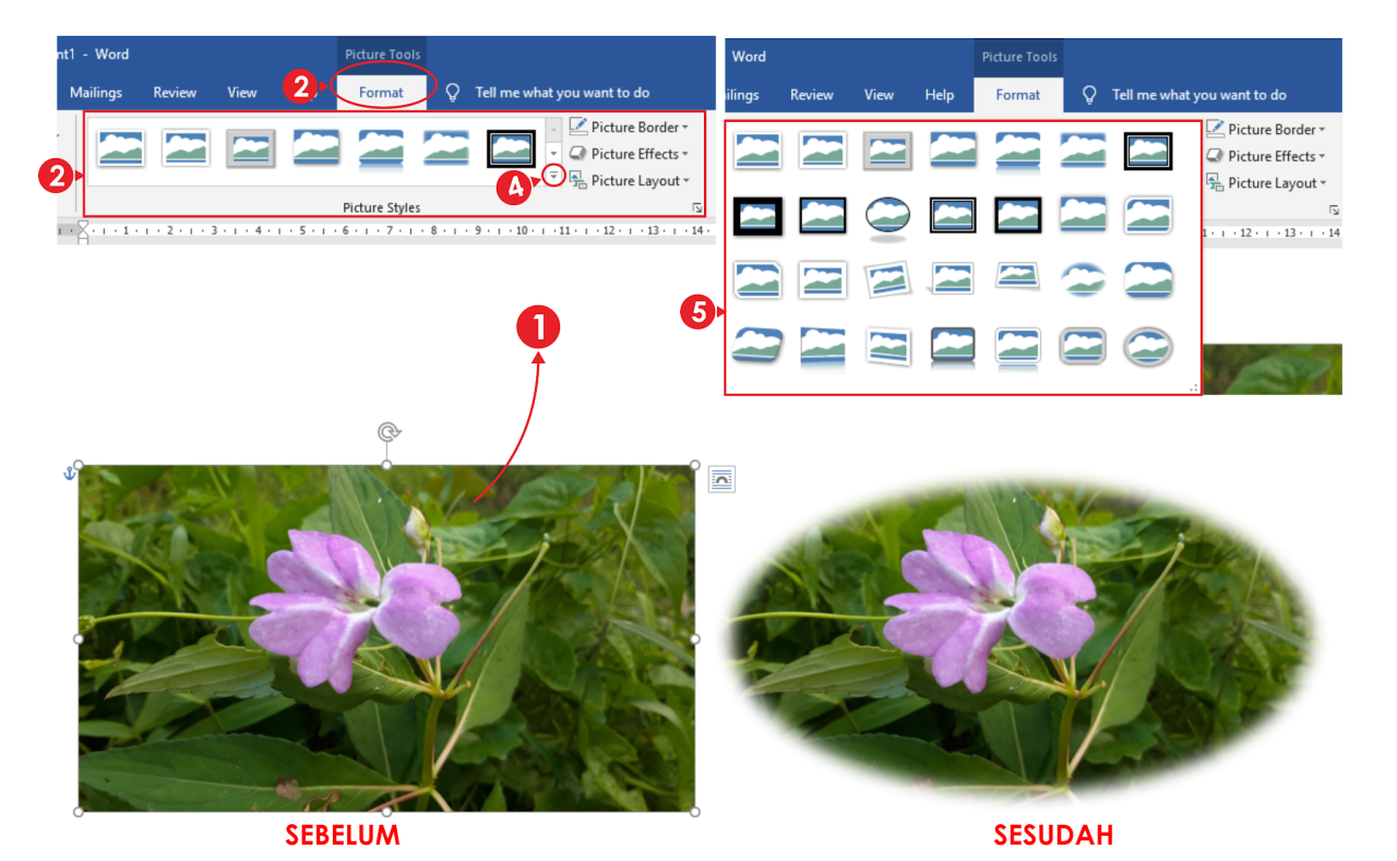 Tugas membuat laporan menarik microsoft pilih