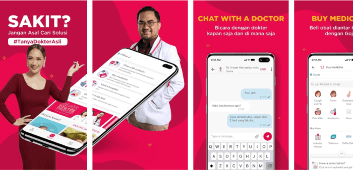 Aplikasi Kesehatan Online Terbaik untuk Konsultasi dengan Dokter