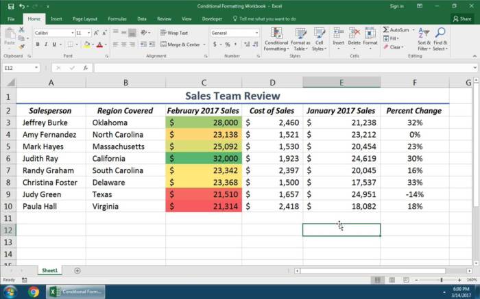 Cara Menggunakan Conditional Formatting dengan Rumus di Excel