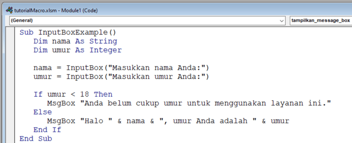 Module dan Procedure dalam VBA Excel untuk Pemula