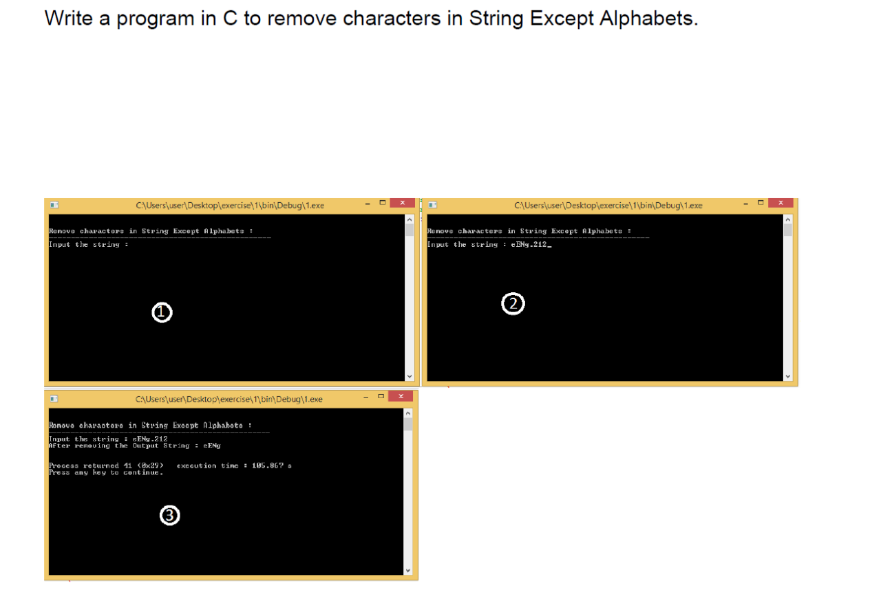 Program Remove Char Bahasa C