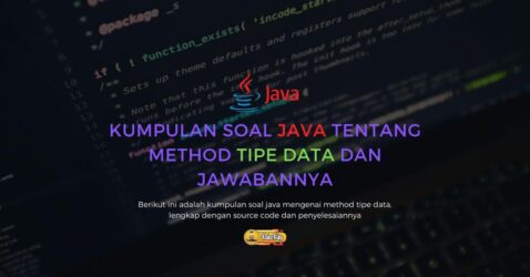 Soal Java tentang tipe data dan pembahasannya