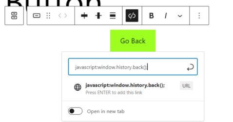 Menonaktifkan tombol kembali di template blogger