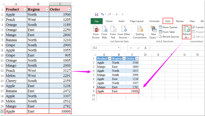 Menampilkan hasil filter di sheet lain di excel