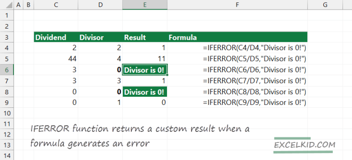 Panduan lengkap fungsi IFERROR di Microsoft Excel untuk mengatasi error