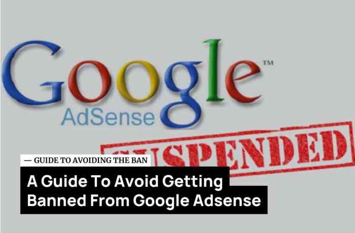 Perbedaan suspend dan banned di akun adsense