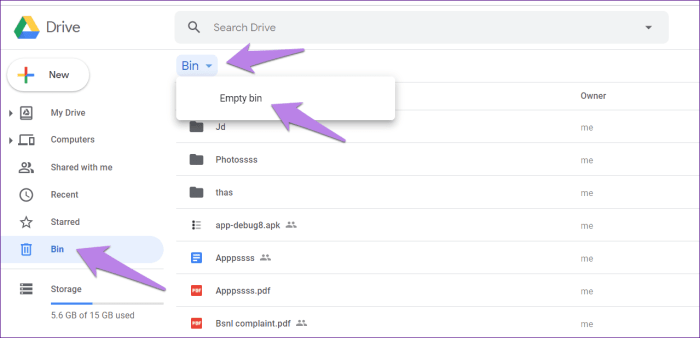 Cara mengatasi penyimpanan google drive penuh