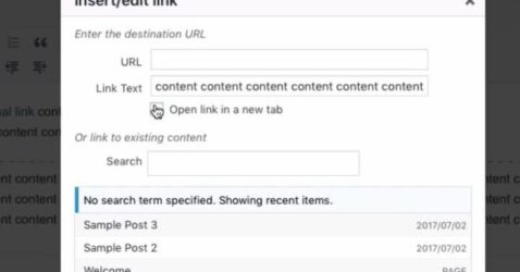 Membuat semua link blog terbuka di jendela baru