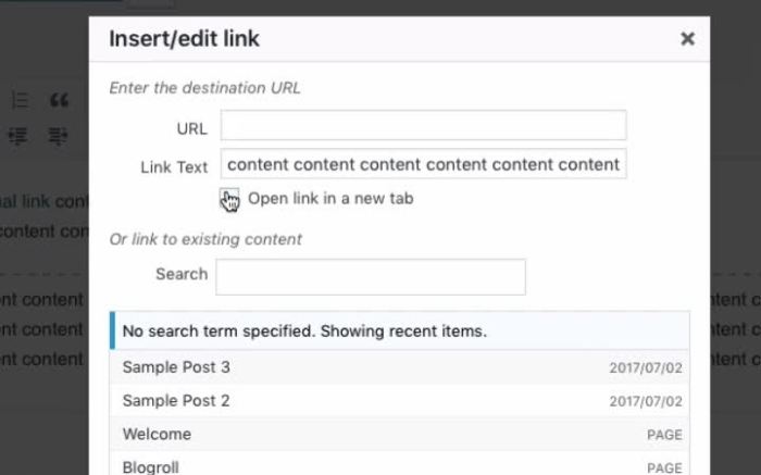 Membuat semua link blog terbuka di jendela baru