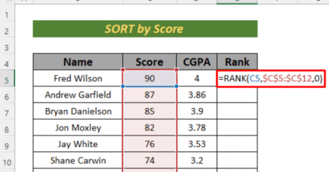 Cara Menggunakan Fungsi Conditional Formatting untuk Mengurutkan Data Berdasarkan Ranking di Excel